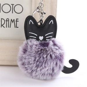 Accessories - 2 Purple Pompom Kitty Keychain Accessories - 2 Purple Pompom Kitty Keychain